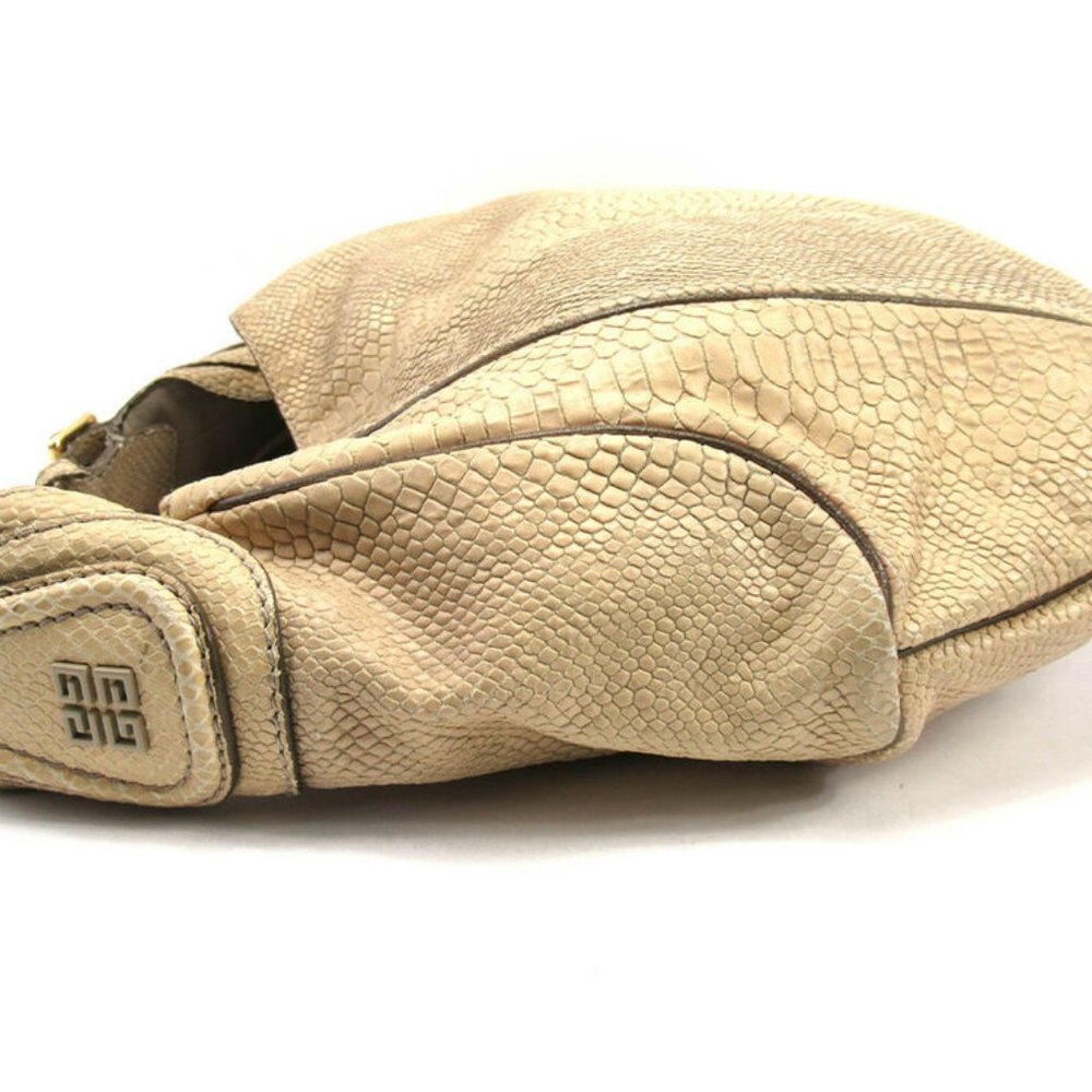 Authentic Givenchy Handbags Python Embossed Beige… - image 4